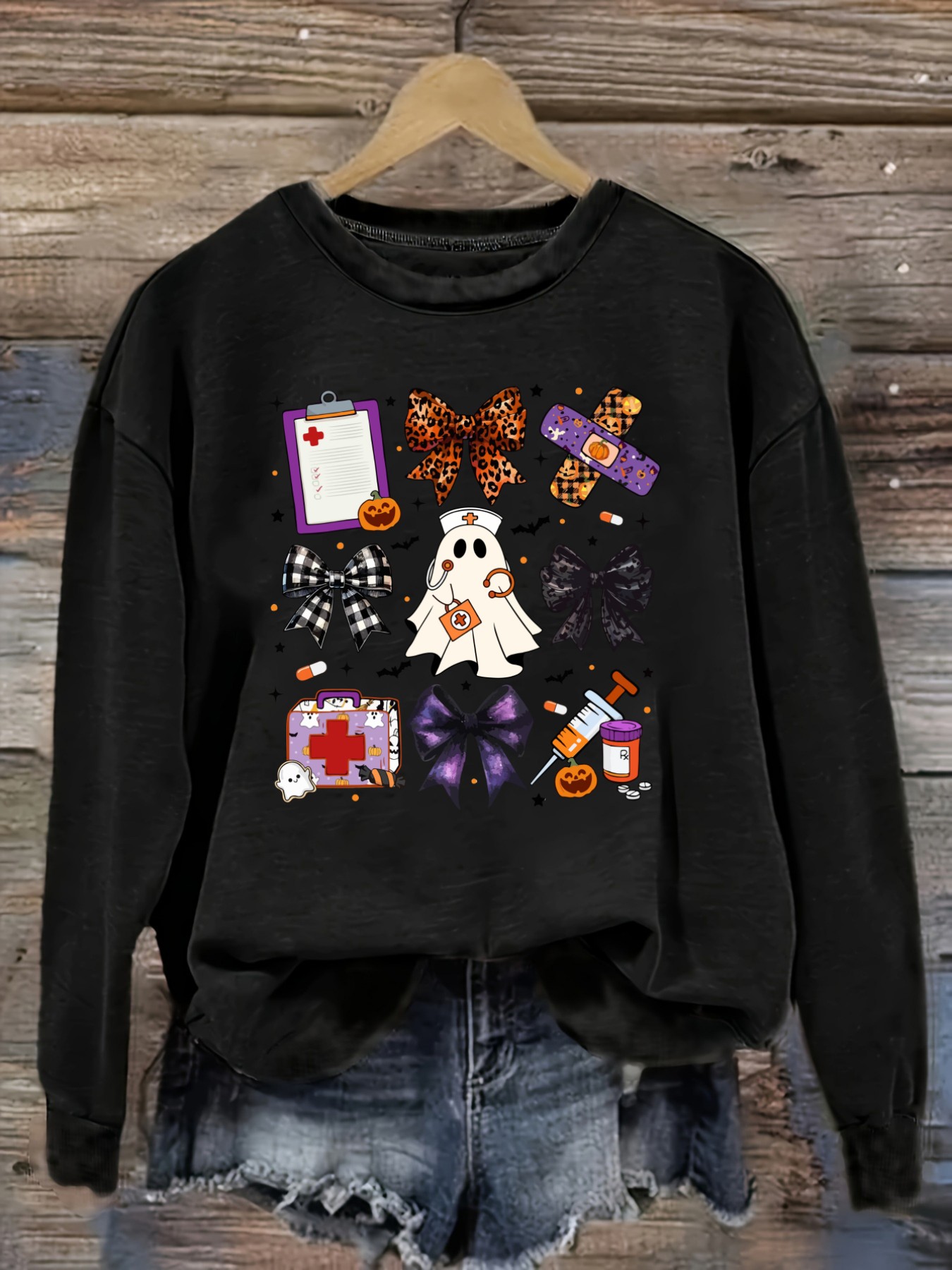 Winter Clothing Outfits - Damska codzienna koszulka z długim rękawem