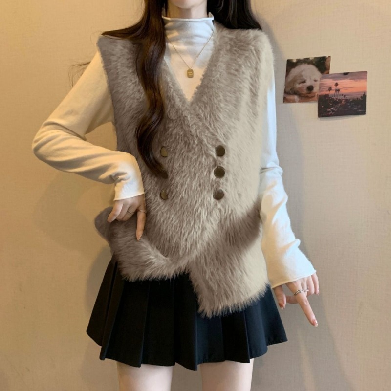 Winter Clothing Trends 2025 Women'S - Damskie dzianinowe kamizelki, kardigany, wyprzedaż odzieży,