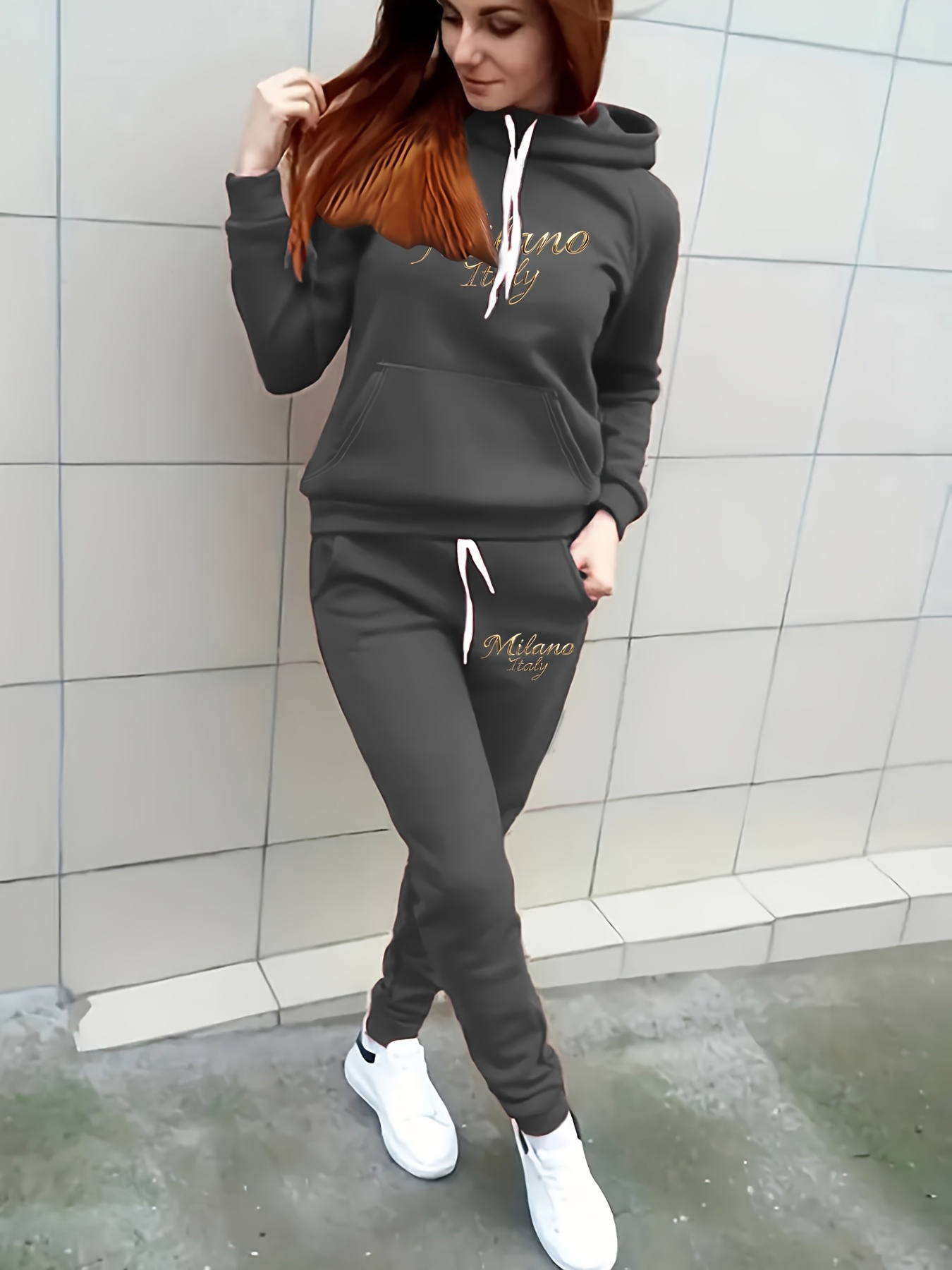 Winter Clothing Essentials For Men - Jesienno-zimowy, ocieplany polarem, gruby komplet bluzy