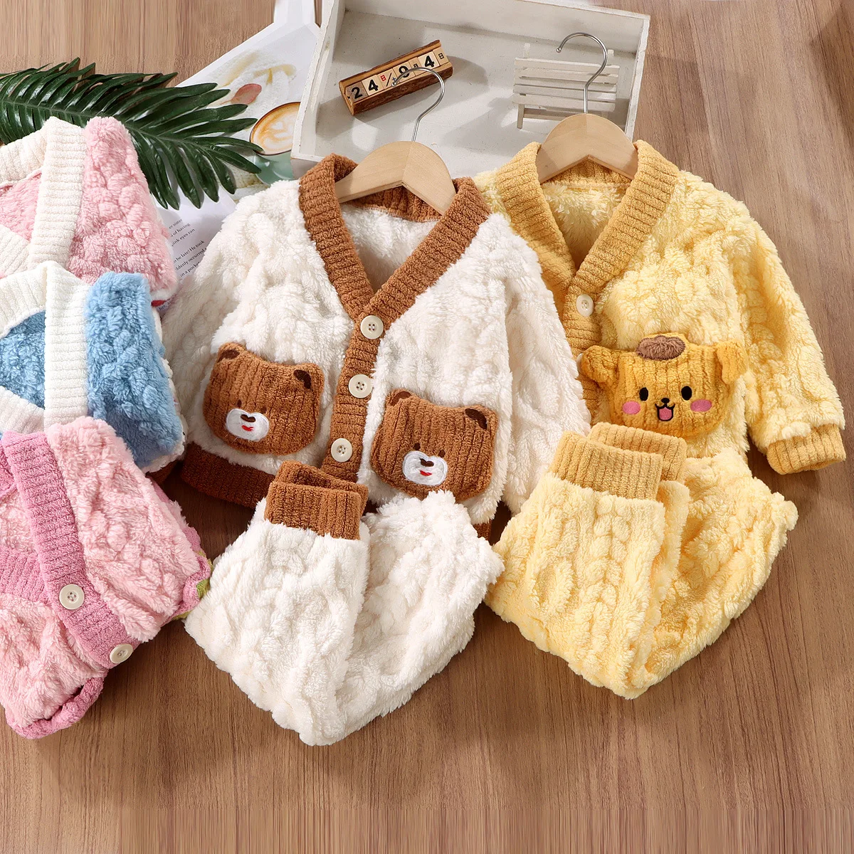 Winter Clothing For 1 Year Old Girl - Nowa jesienno-zimowa dziecięca zagęścić ciepła piżama