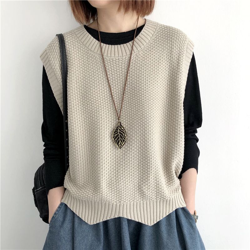 Winter Clothing Trends 2025 Women'S - Krótkie dzianinowe kamizelki damskie tanie ubrania