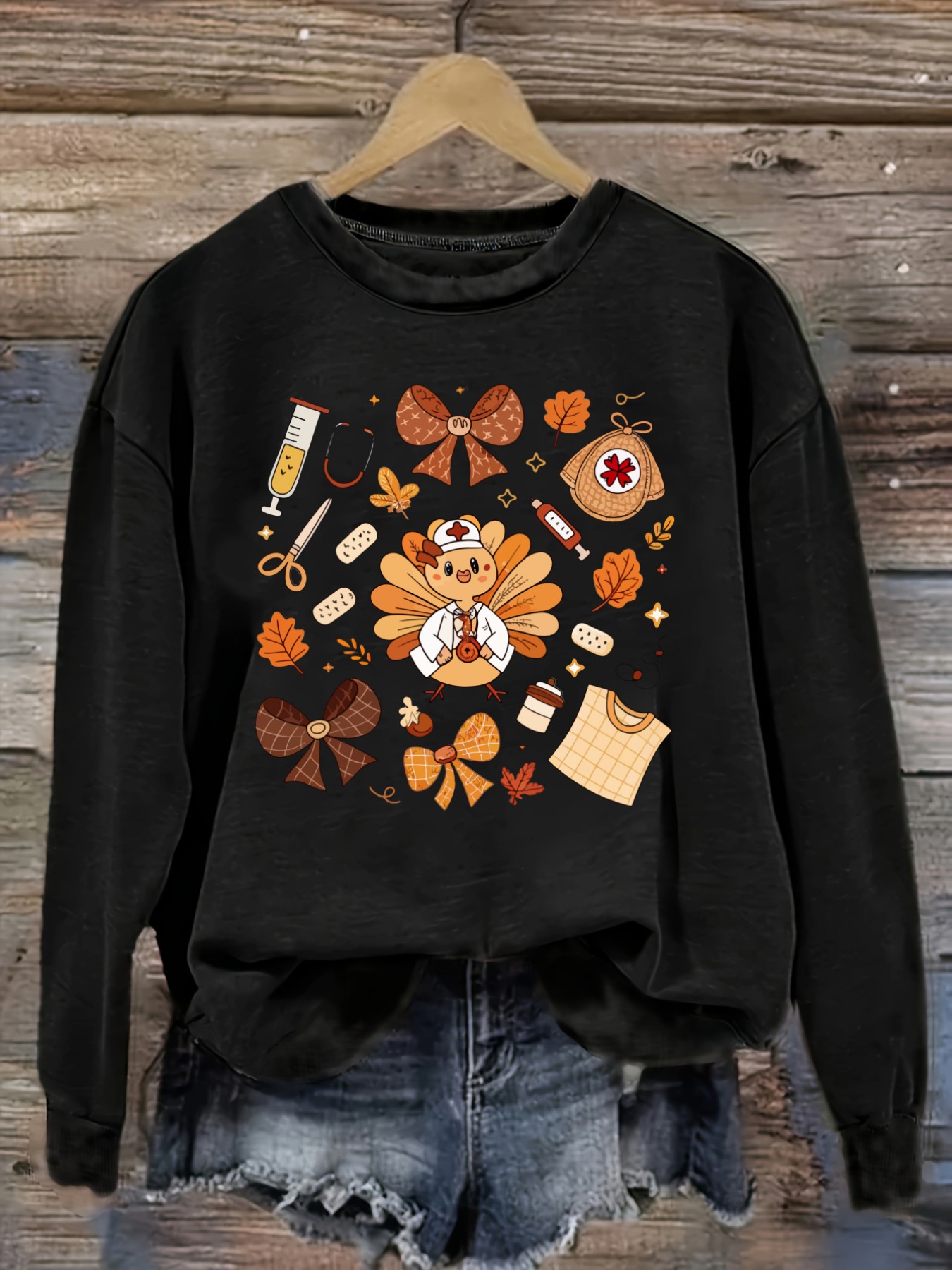 Winter Clothing Outfits - Damska codzienna koszulka z długim rękawem