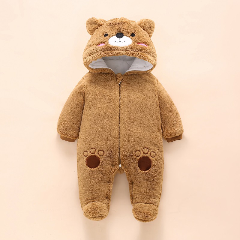 Winter Clothing For 1 Year Old Girl - 0-12M śpioszki dla niemowląt uroczy miś