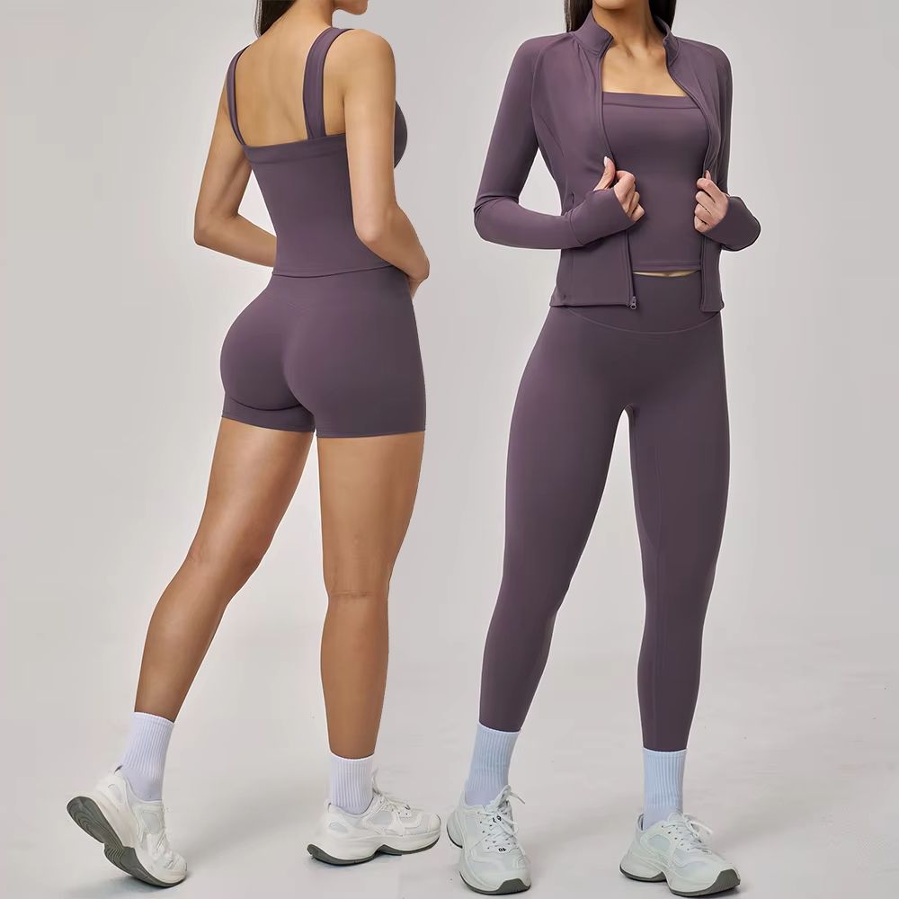 Winter Yoga Clothing - 2/3-częściowy damski zestaw do jogi i