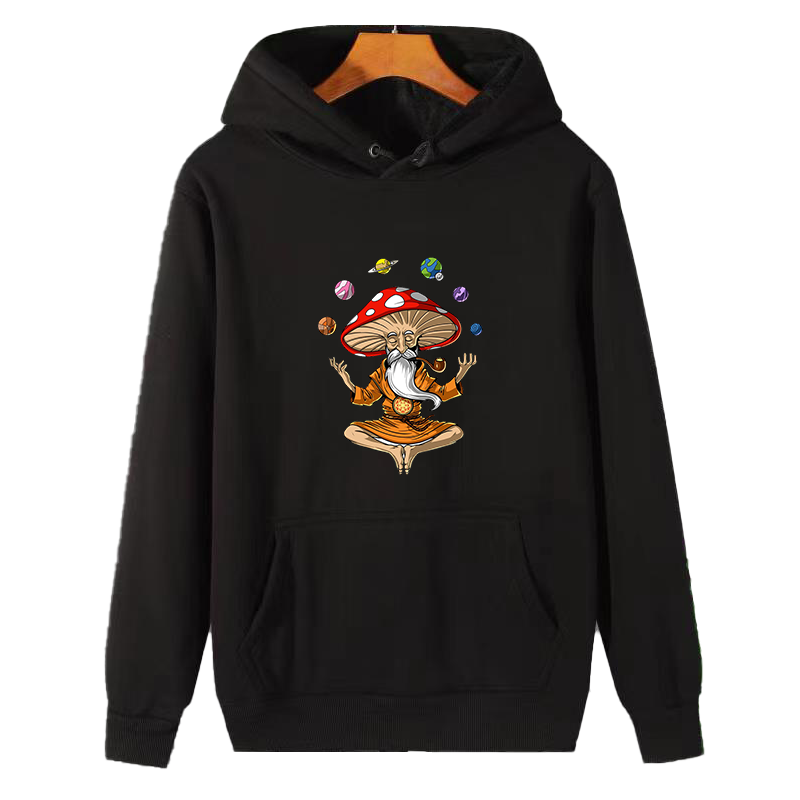 Winter Clothing Essentials For Men - Bluzy z kapturem z grafiką Buddy