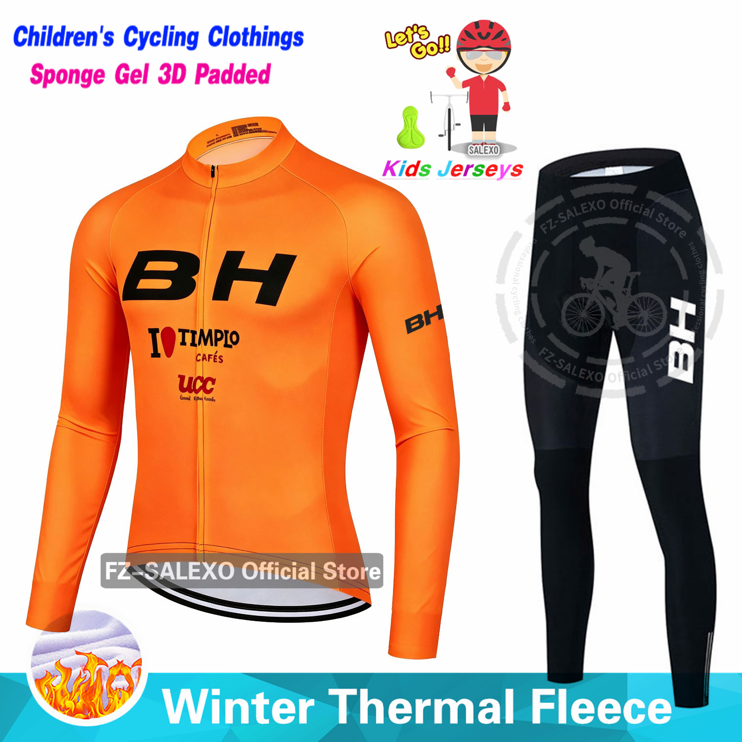 Winter Clothing Kids Sale - Zimowe zestawy kolarskie dla dzieci BH,