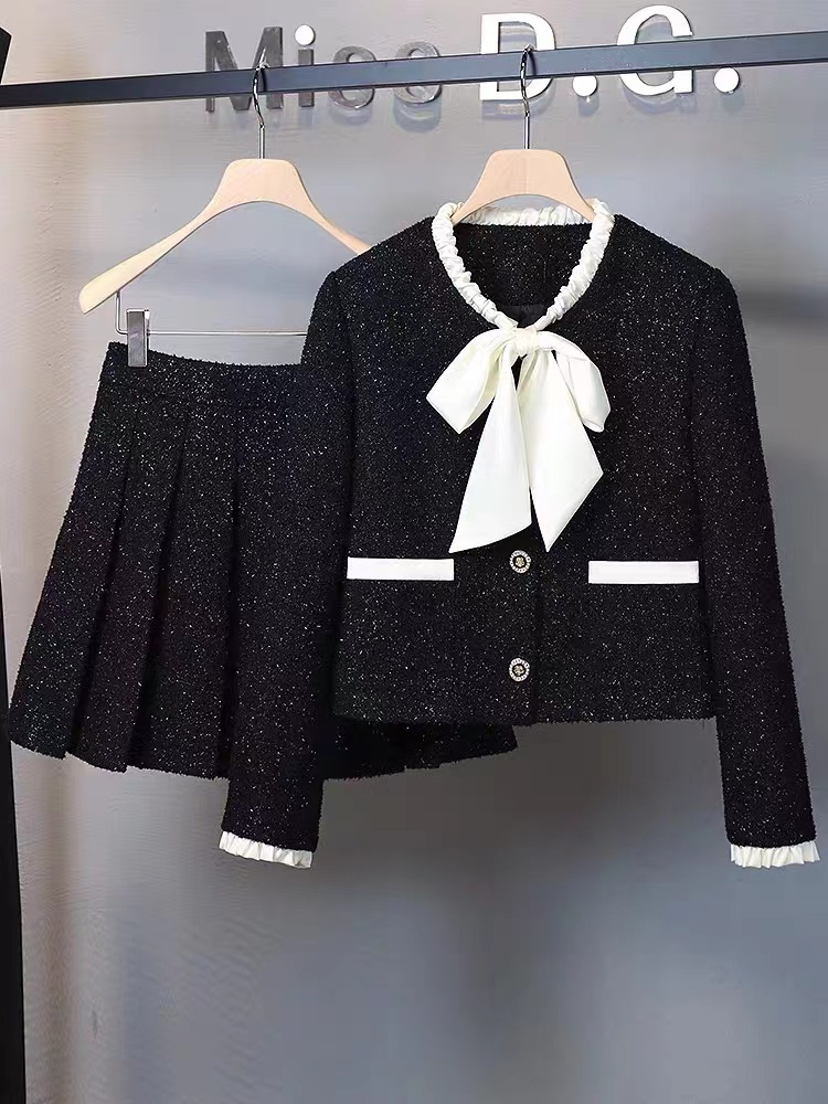 Winter Clothing Line - Kobiety Elegancki szykowny garnitur Y2K Płaszcz