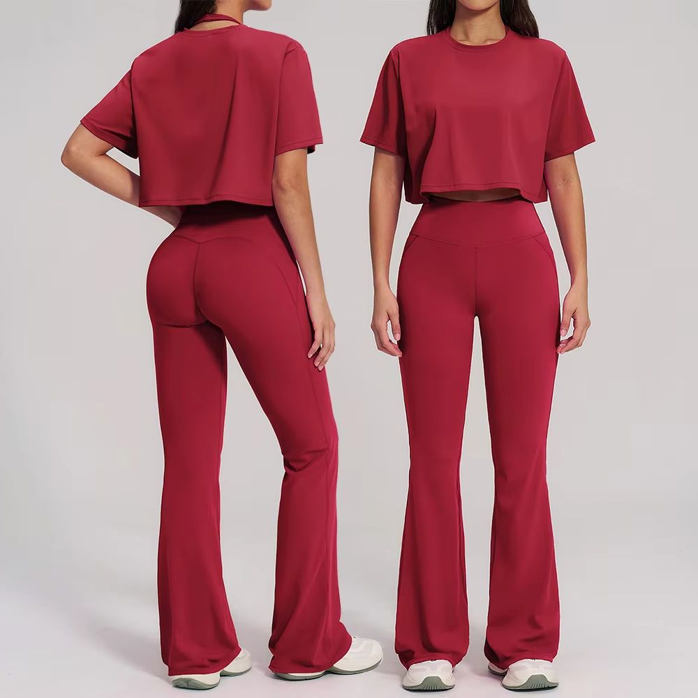 Winter Yoga Clothing - 2-częściowy zestaw do jogi, strój sportowy,