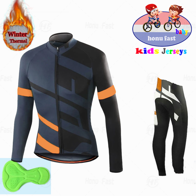 Winter Clothing Kids Sale - Zestaw kolarski chłopięcy z długim rękawem