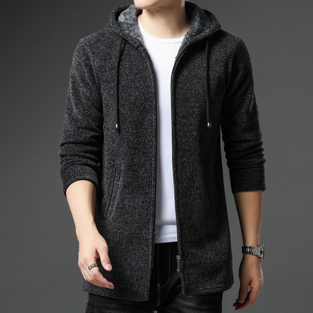 New Arrival sweter z dzianiny  – Fleece Hoodie Lined recenzja i cena