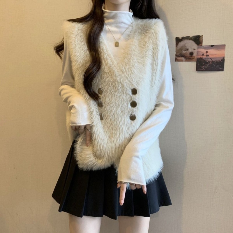 Damskie dzianinowe kamizelki,  – Winter Clothing Trends 2025 Women'S recenzja i cena
