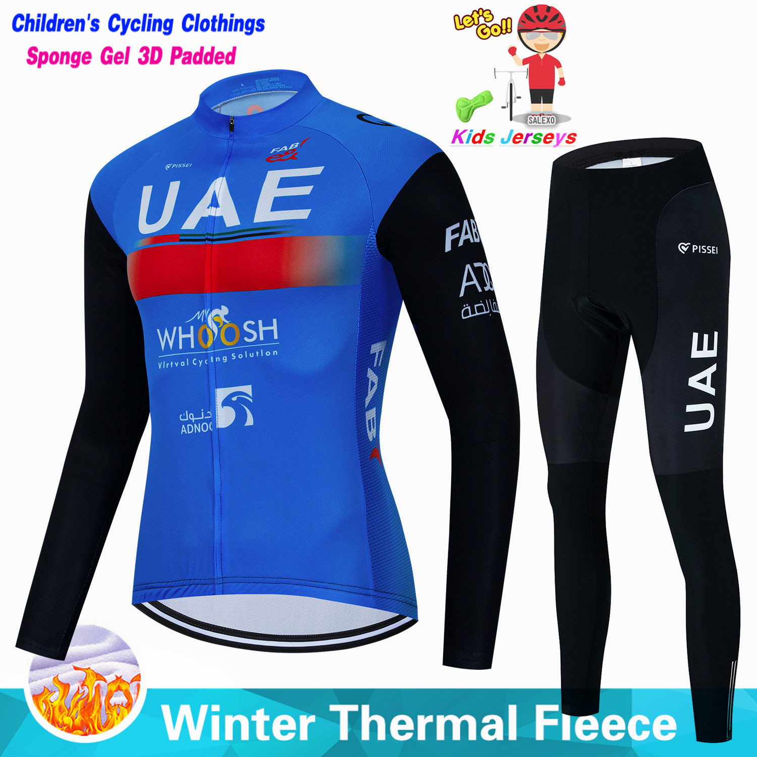 Uae Kids Winter Fleece Cycling – Winter Clothing Kids Sale recenzja i cena