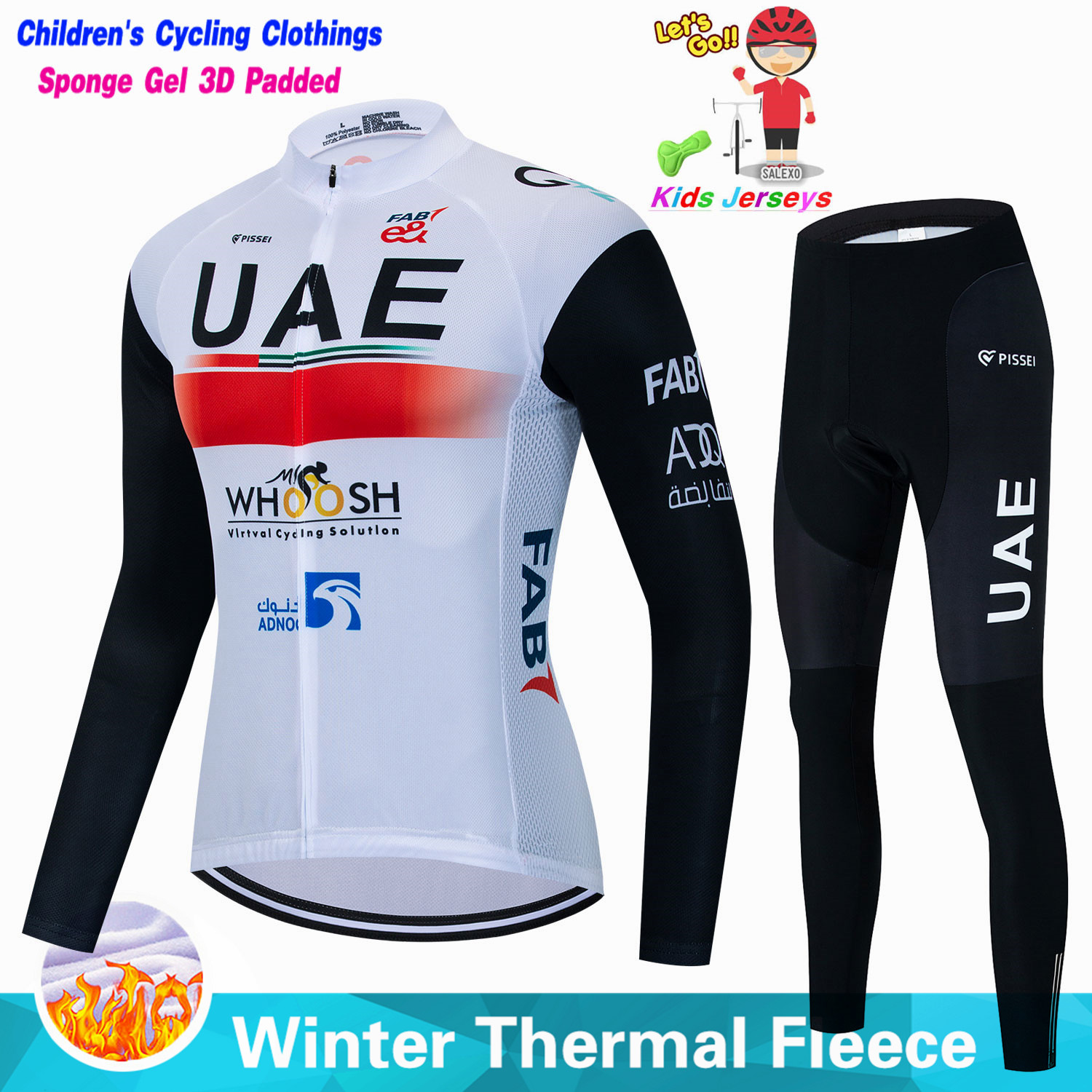 Uae Kids Winter Fleece Cycling – Winter Clothing Kids Sale recenzja i cena