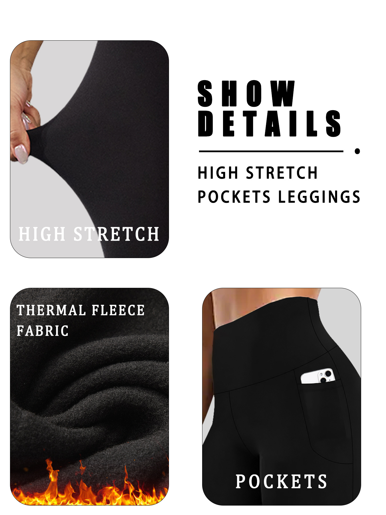 Damskie legginsy z wysokim sta – Winter Yoga Clothing recenzja i cena