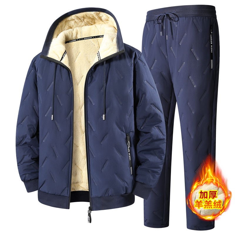 Męski dres z polarową podszewk – Fleece Hoodie Lined recenzja i cena