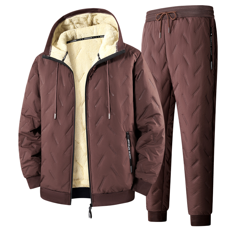 Męski dres z polarową podszewk – Fleece Hoodie Lined recenzja i cena