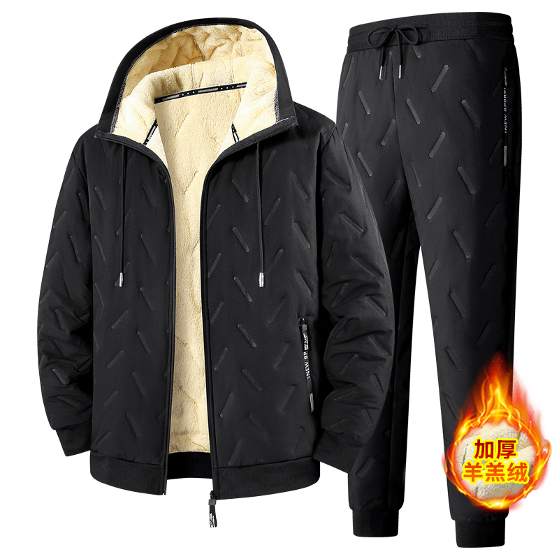 Męski dres z polarową podszewk – Fleece Hoodie Lined recenzja i cena