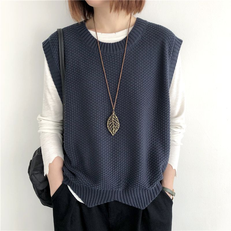 Krótkie dzianinowe kamizelki d – Winter Clothing Trends 2025 Women'S recenzja i cena