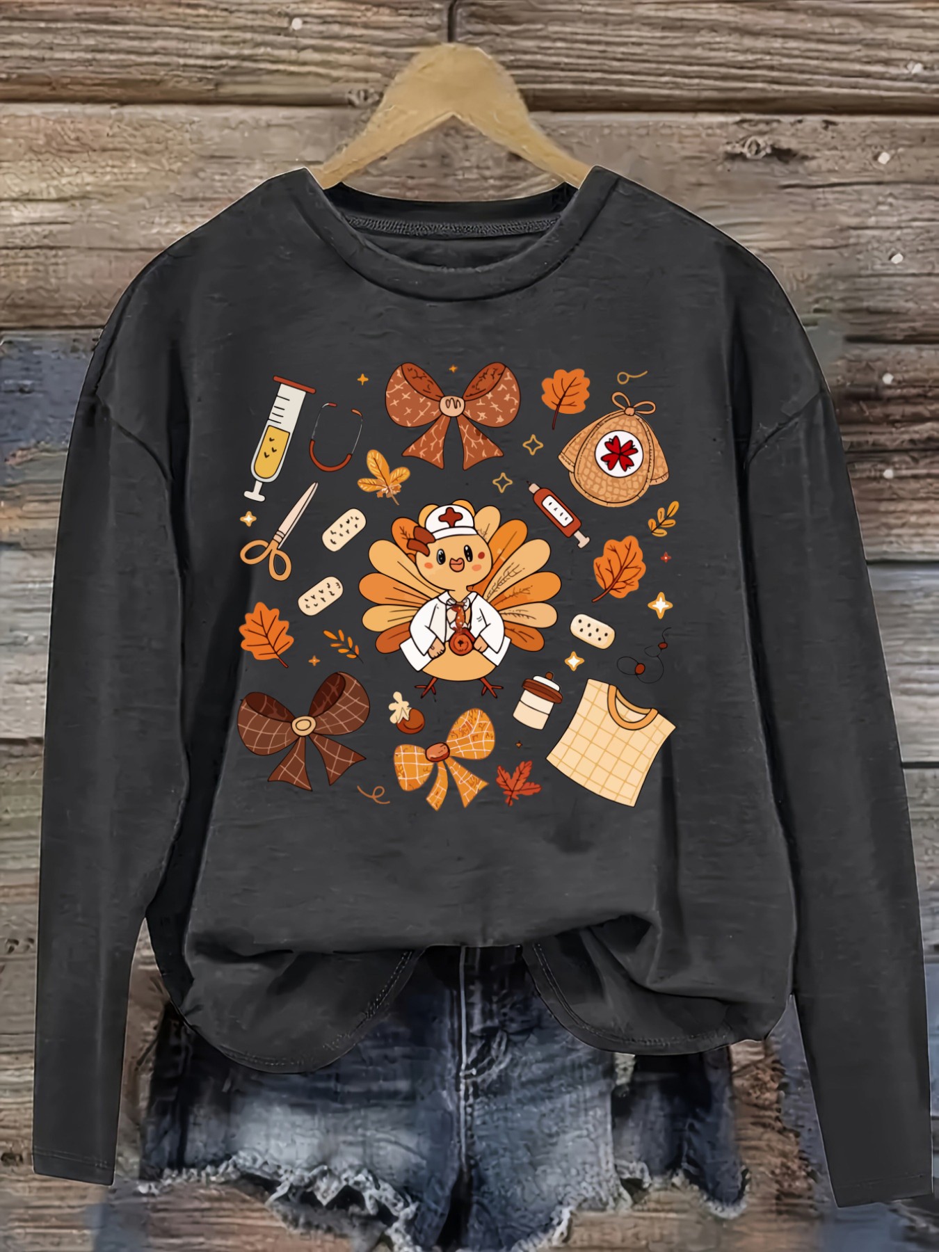 Damska codzienna koszulka z dł – Winter Clothing Outfits recenzja i cena