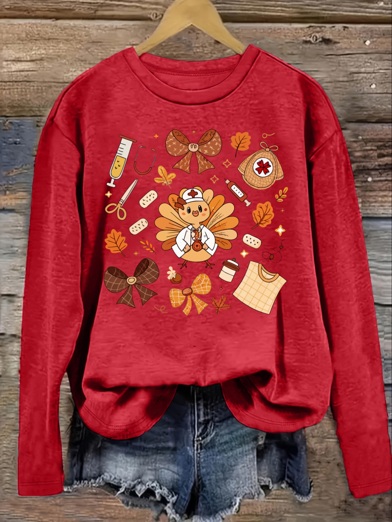 Damska codzienna koszulka z dł – Winter Clothing Outfits recenzja i cena