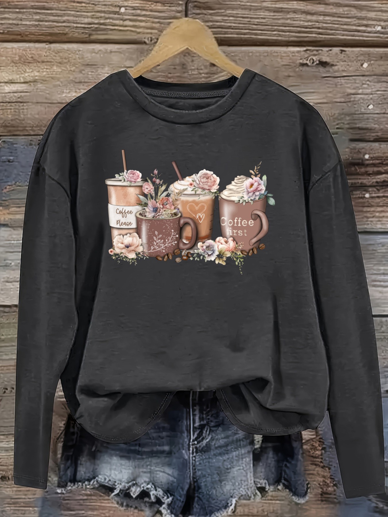 Damska codzienna koszulka z dł – Winter Clothing Outfits recenzja i cena