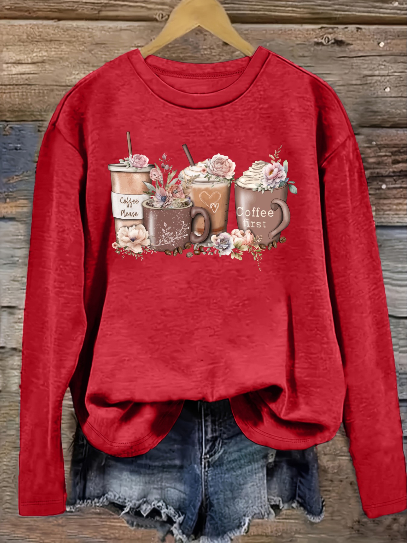 Damska codzienna koszulka z dł – Winter Clothing Outfits recenzja i cena