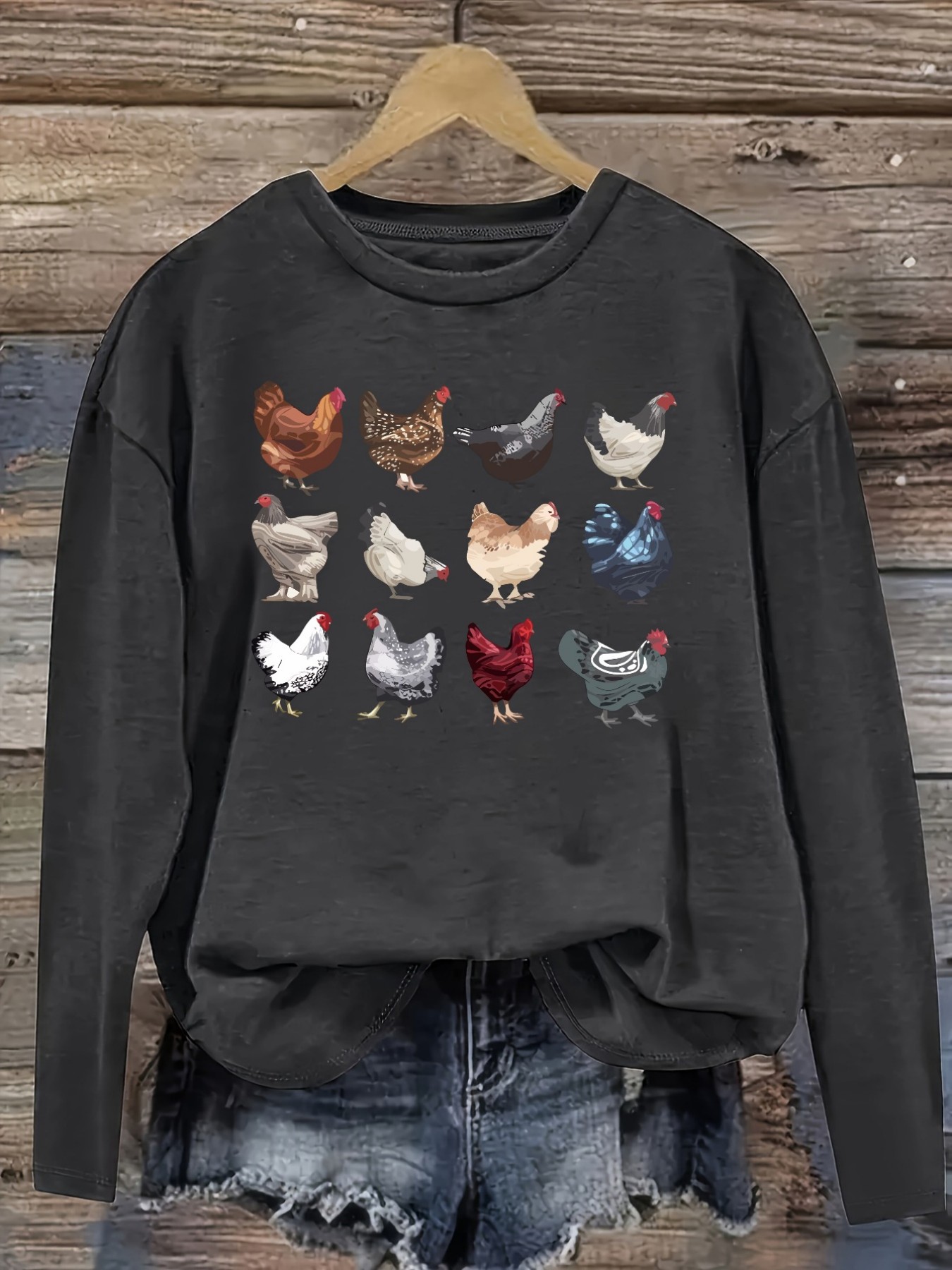 Damska codzienna koszulka z dł – Winter Clothing Outfits recenzja i cena