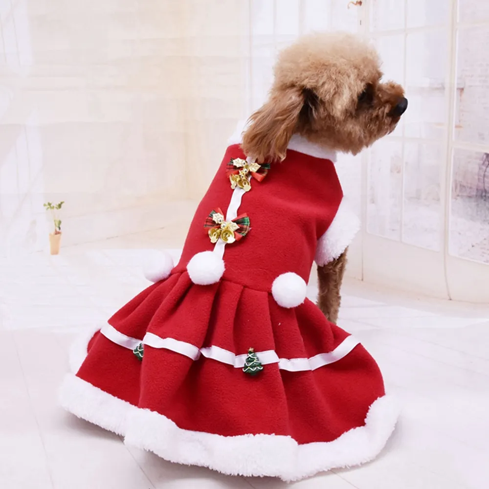 Świąteczne sukienki dla psów m – Winter Clothing For Dogs recenzja i cena