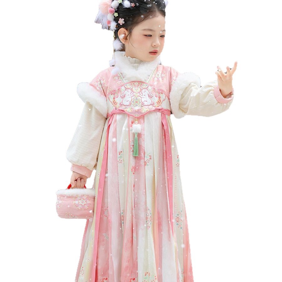 Dziewczęca sukienka Hanfu na z – Winter Clothing For 1 Year Old Girl recenzja i cena