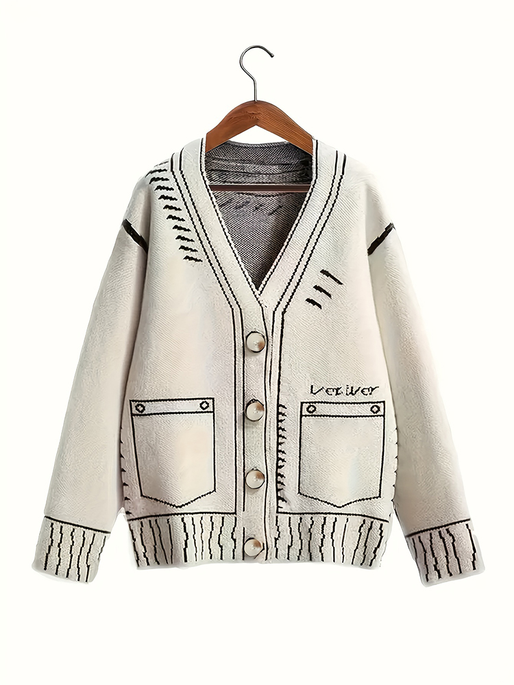 Damski kardigan zapinany na gu – Winter Clothing Line recenzja i cena