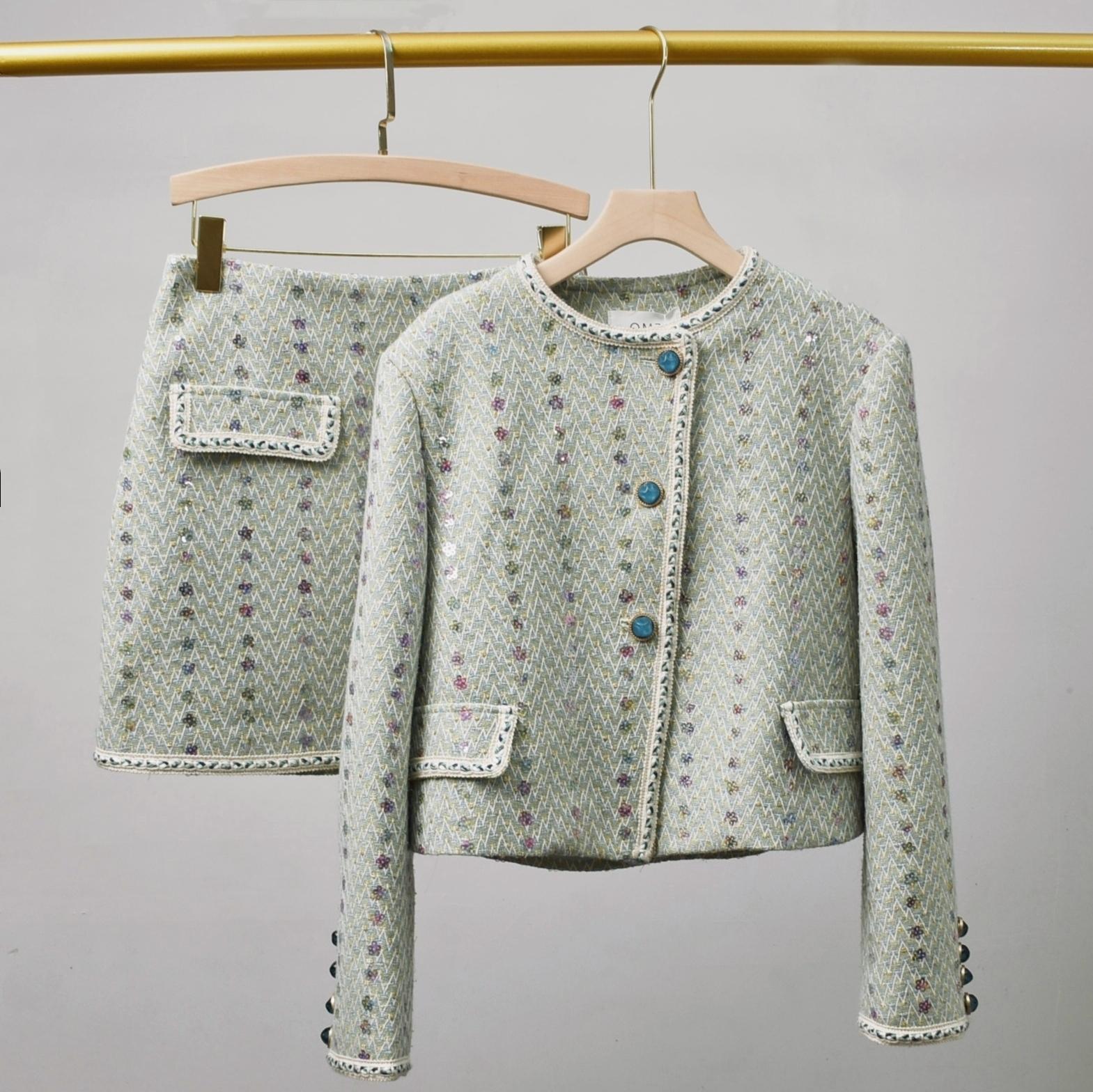 Kobiety Elegancki Tweed Luksus – Winter Clothing Line recenzja i cena