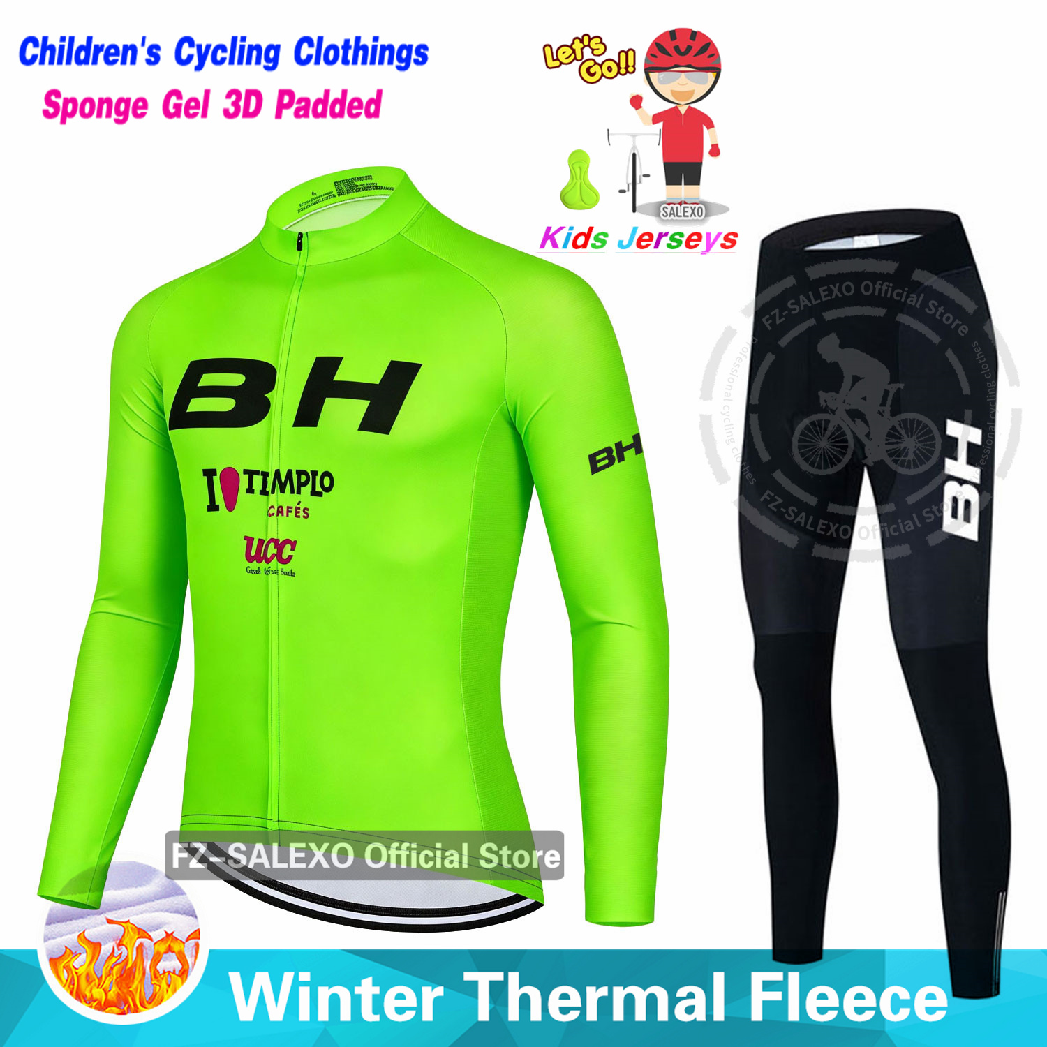 Zimowe zestawy kolarskie dla d – Winter Clothing Kids Sale recenzja i cena