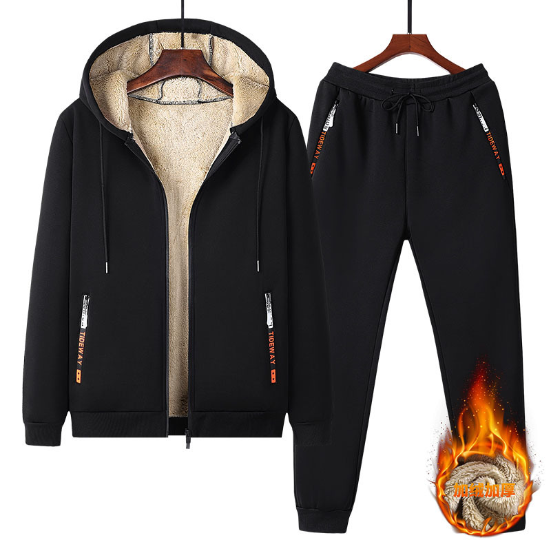 Męski dres z podszewką z polar – Fleece Hoodie Lined recenzja i cena
