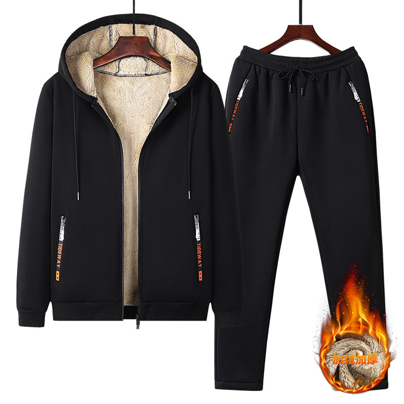 Męski dres z podszewką z polar – Fleece Hoodie Lined recenzja i cena