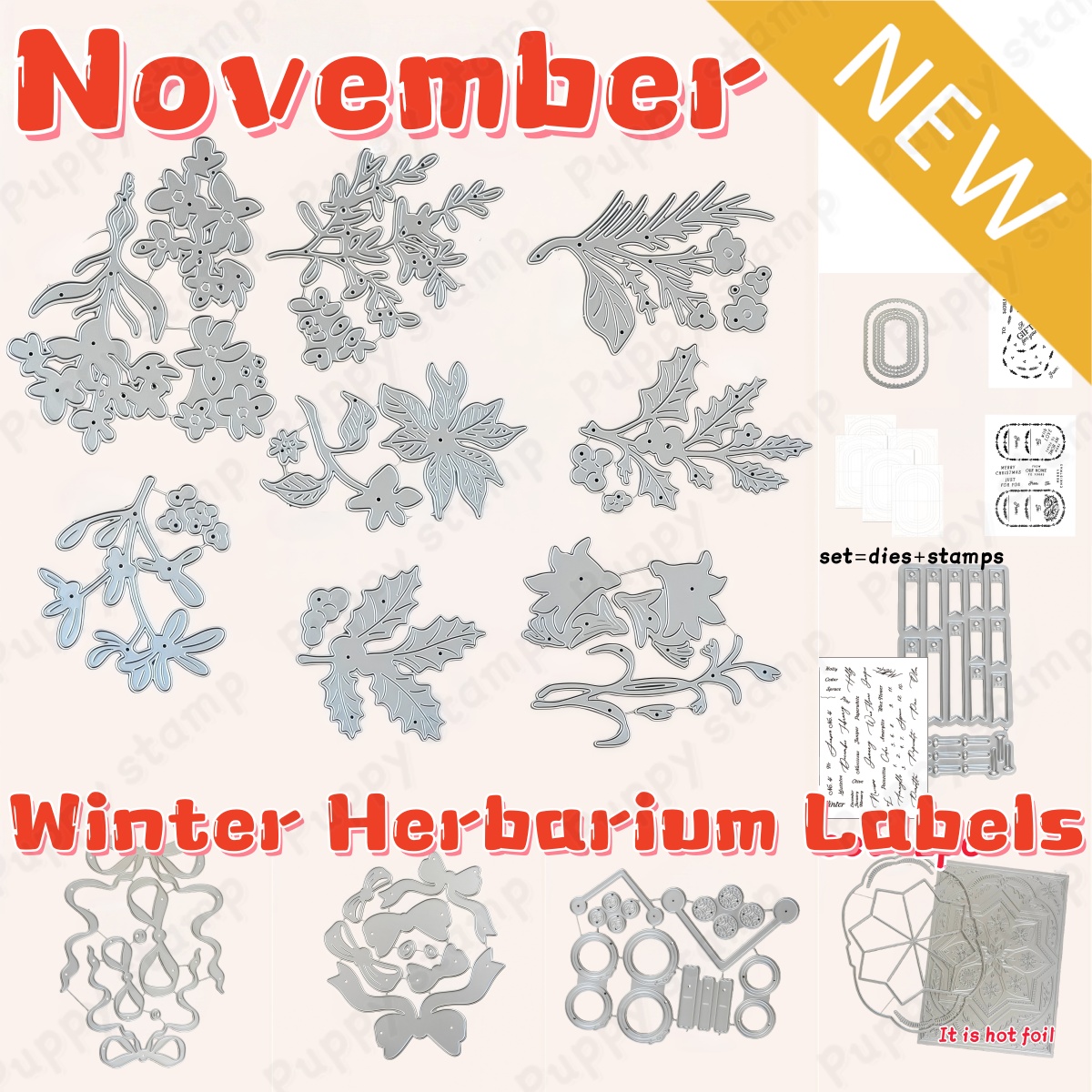 Zimowe etykiety herbaryjne, me – Winter Clothing Label recenzja i cena