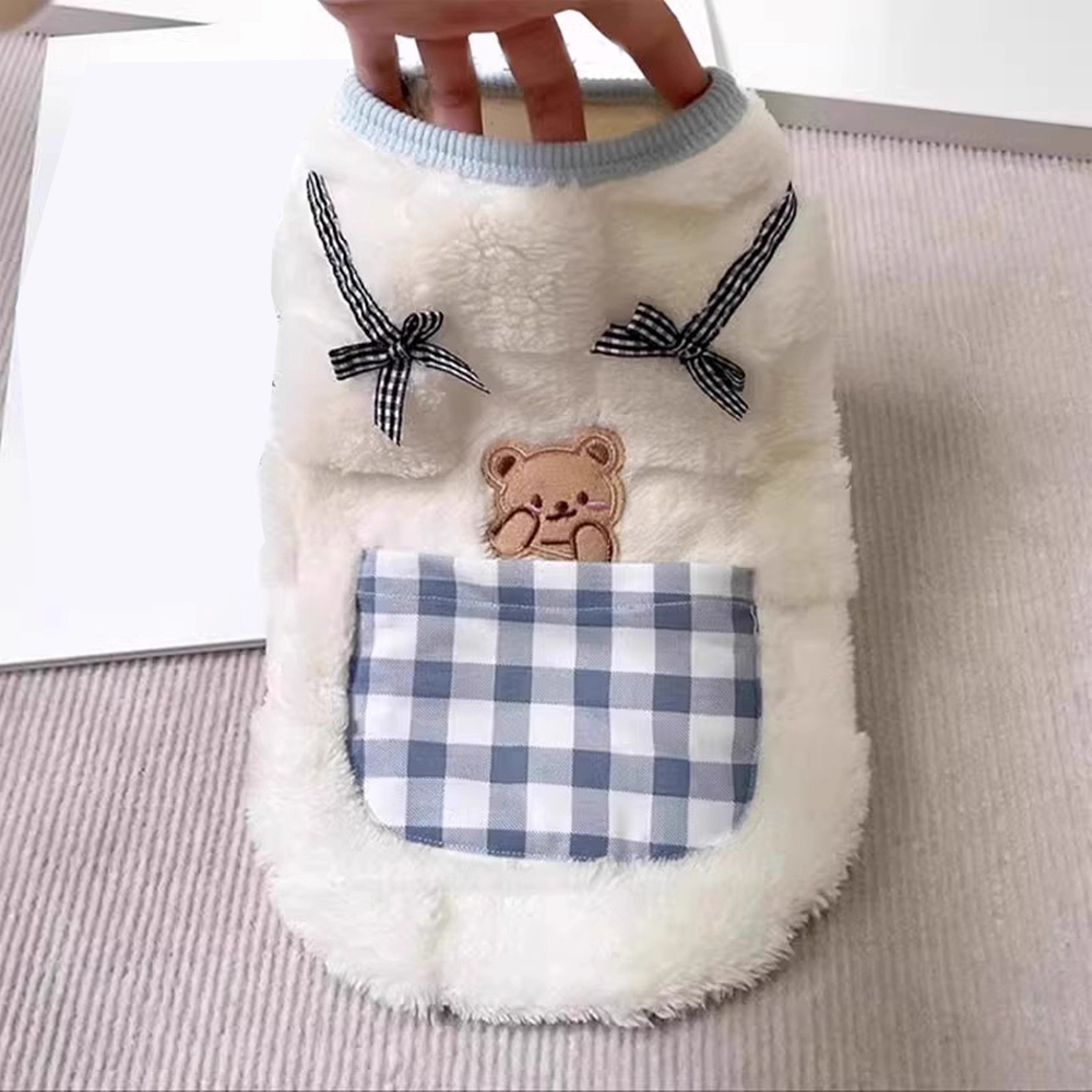 Urocza pluszowa kamizelka dla  – Winter Clothing For Dogs recenzja i cena