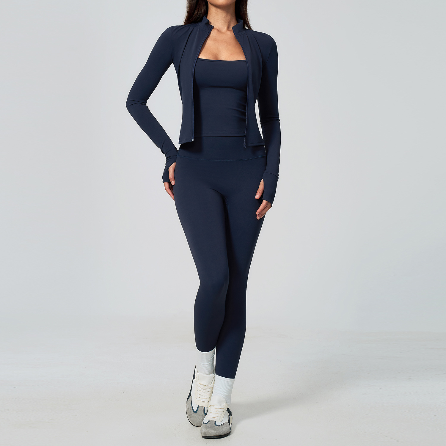 Damski zestaw do jogi 3-części – Winter Yoga Clothing recenzja i cena