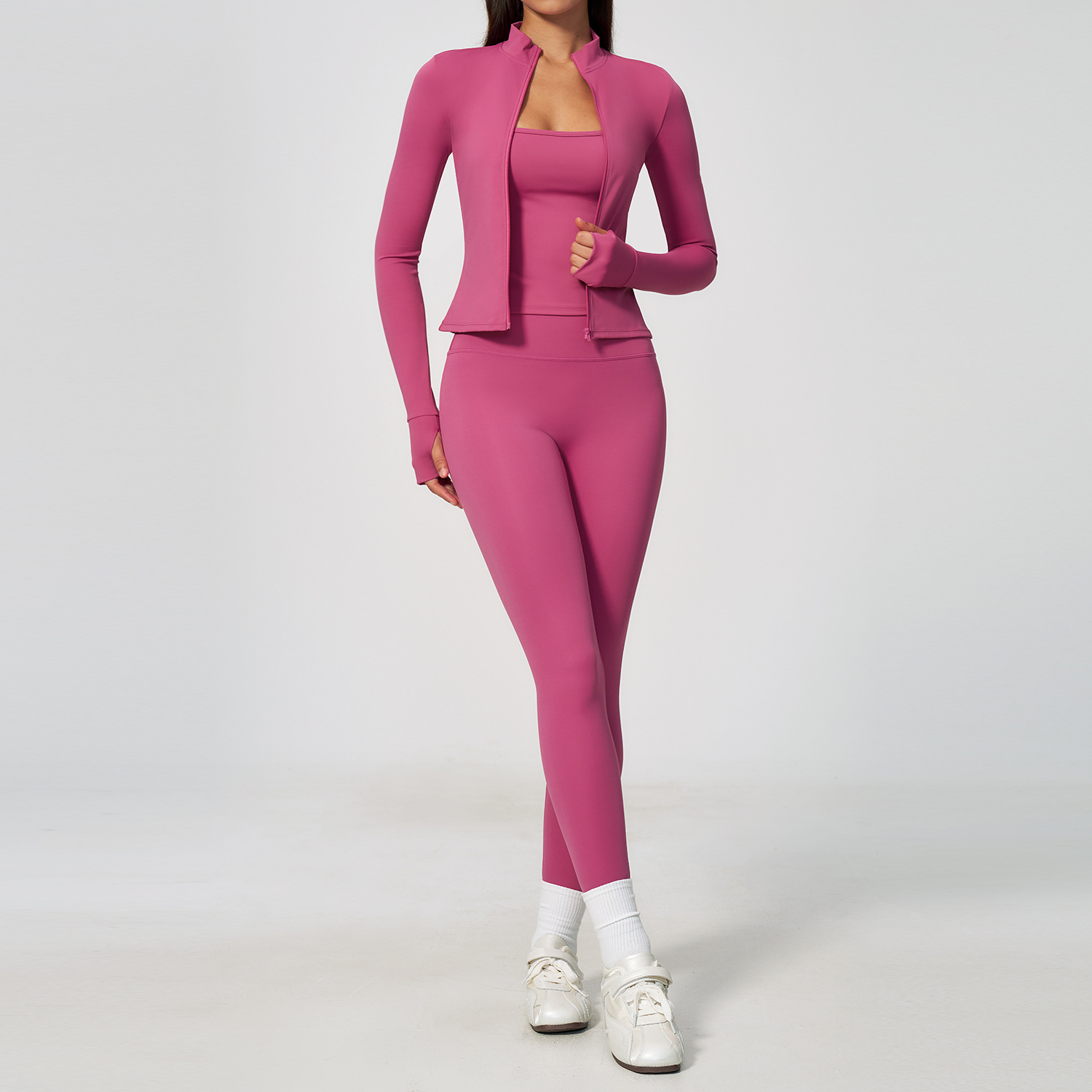Damski zestaw do jogi 3-części – Winter Yoga Clothing recenzja i cena
