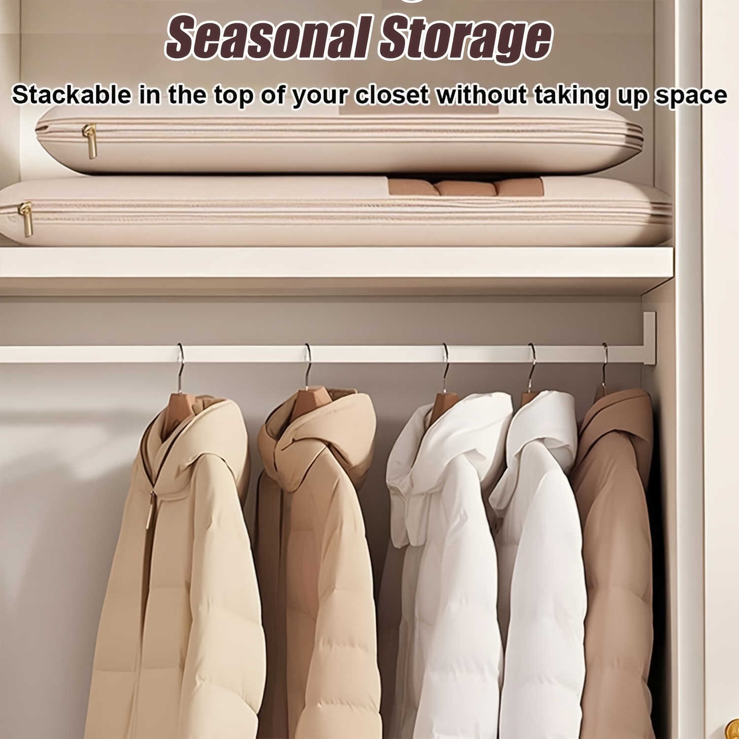 Beżowa torba kompresyjna do za – Winter Clothing Storage recenzja i cena