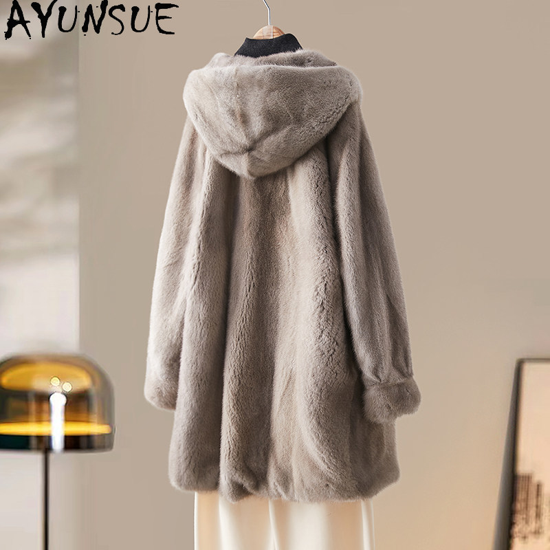 AYUSNUE Luksusowy płaszcz z na – Winter Clothing Label recenzja i cena