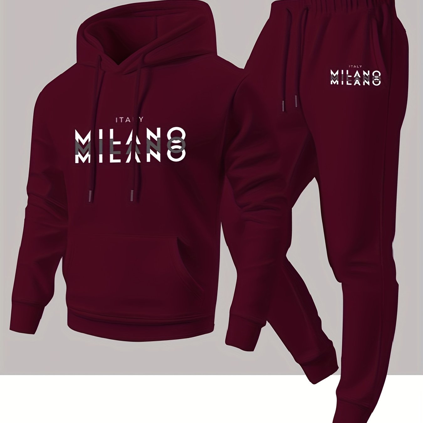 Modny męski zestaw sportowy: b – Fleece Hoodie Lined recenzja i cena