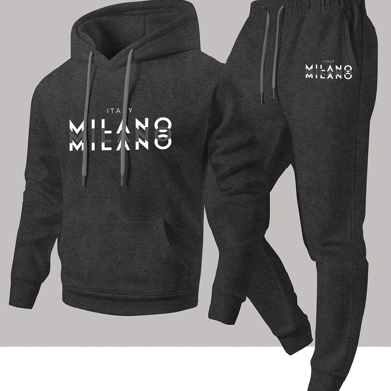 Modny męski zestaw sportowy: b – Fleece Hoodie Lined recenzja i cena