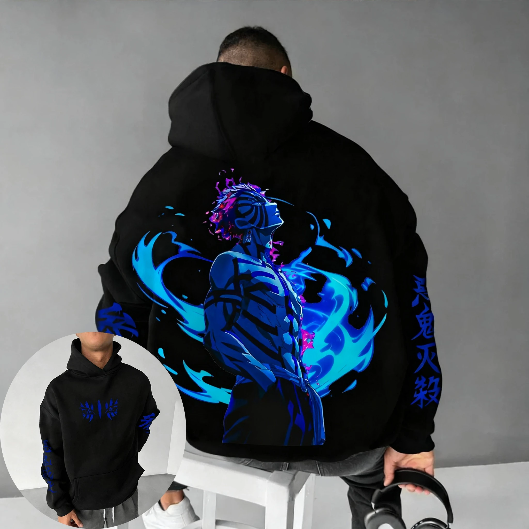 Bluza z kapturem Demon Slayer  – Winter Clothing Trends 2025 Women'S recenzja i cena