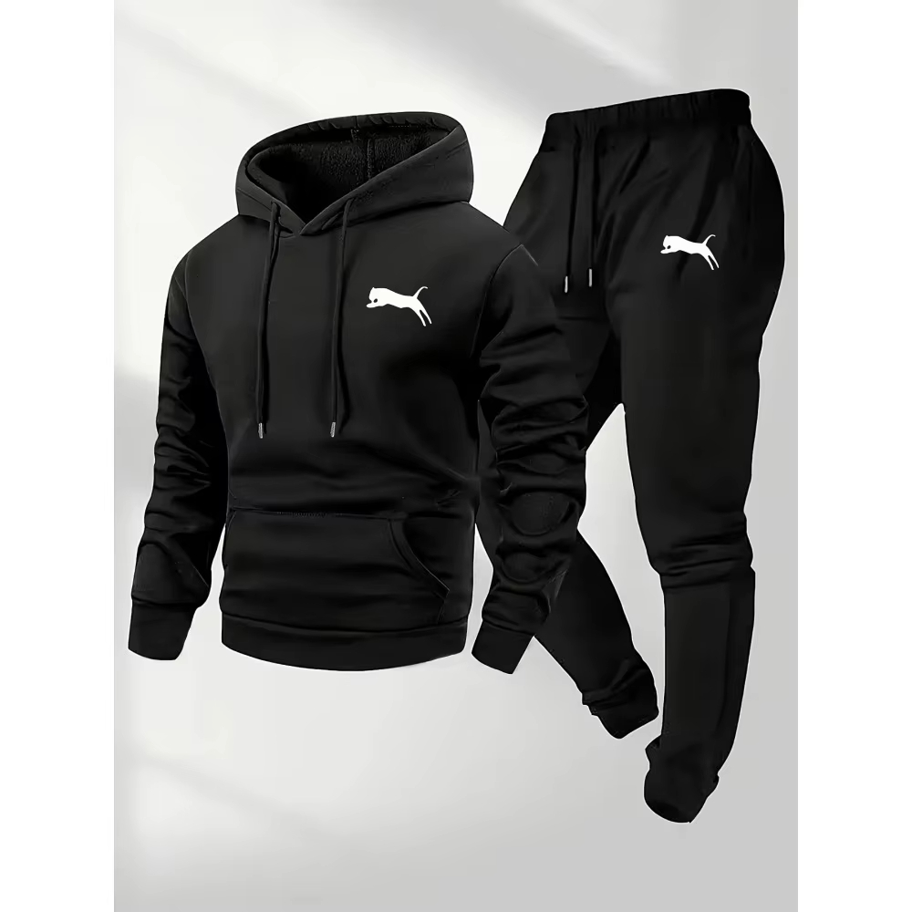 2026 Modny męski zestaw dresow – Fleece Hoodie Lined recenzja i cena