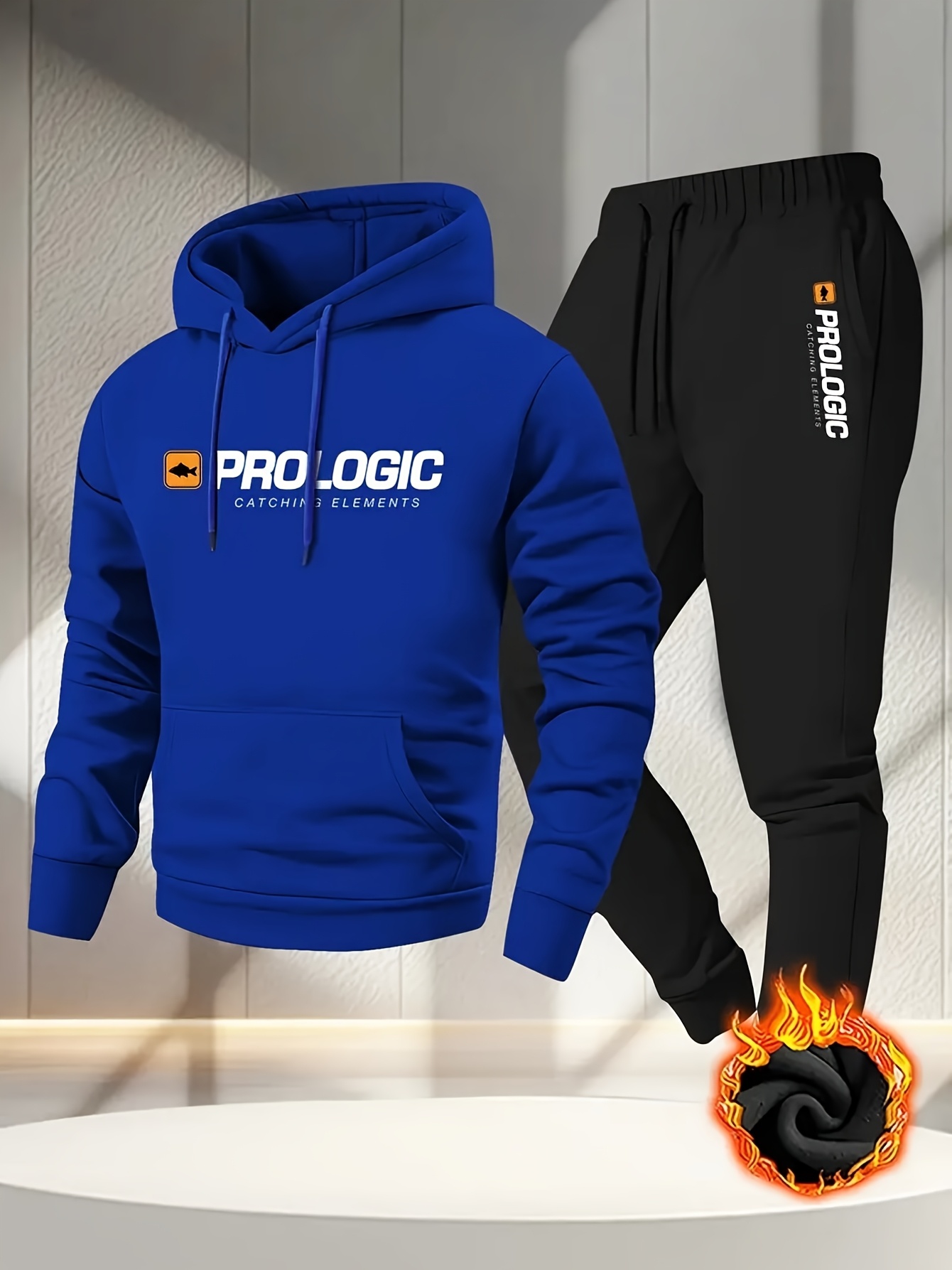 Męski zestaw 2-częściowy: bluz – Fleece Hoodie Lined recenzja i cena