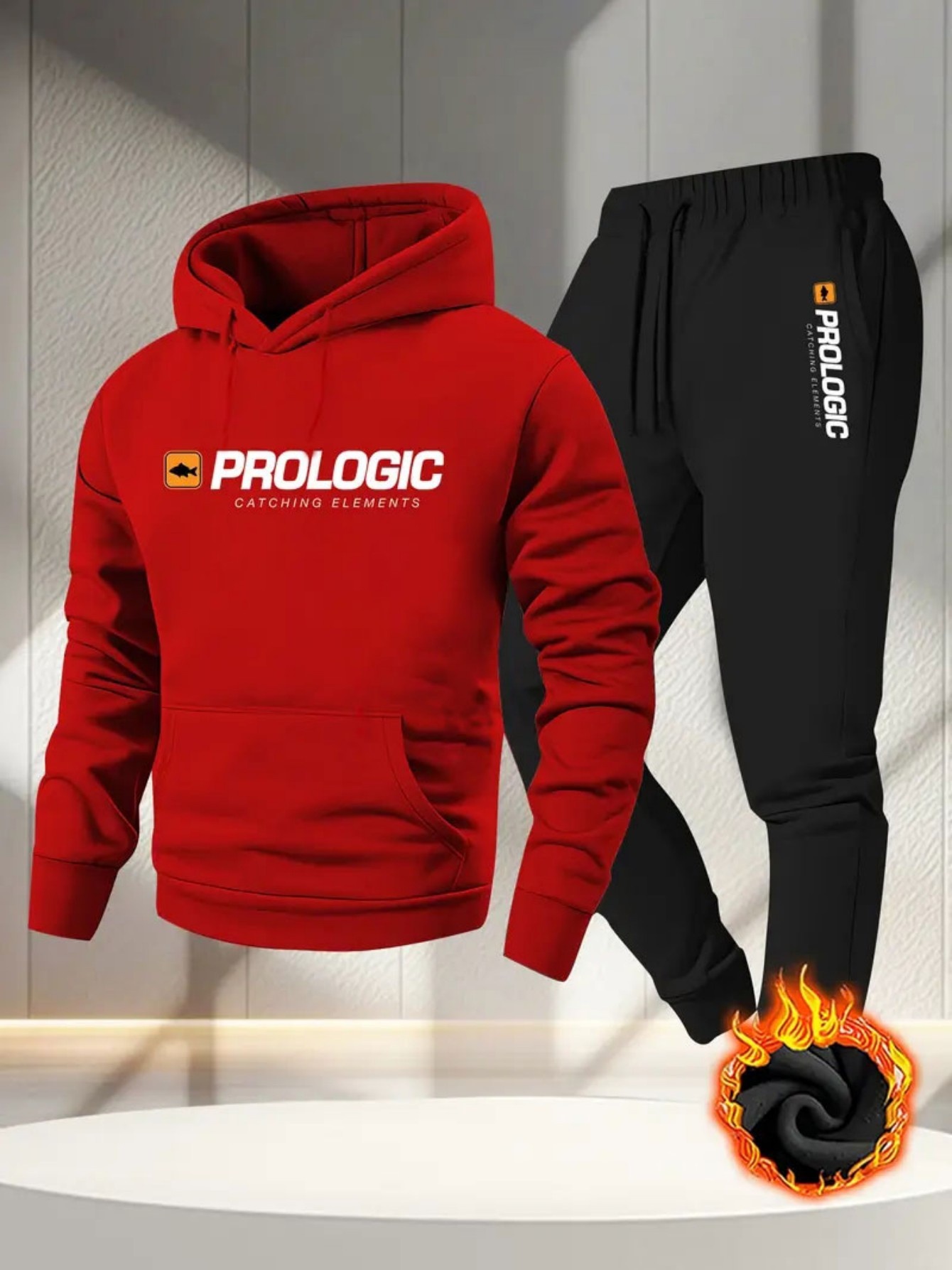 Męski zestaw 2-częściowy: bluz – Fleece Hoodie Lined recenzja i cena